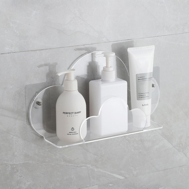 Cloud Shape Transparent Wall Mounted Shelf